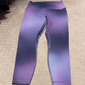 lululemon athletica Purple Ombre Leggings